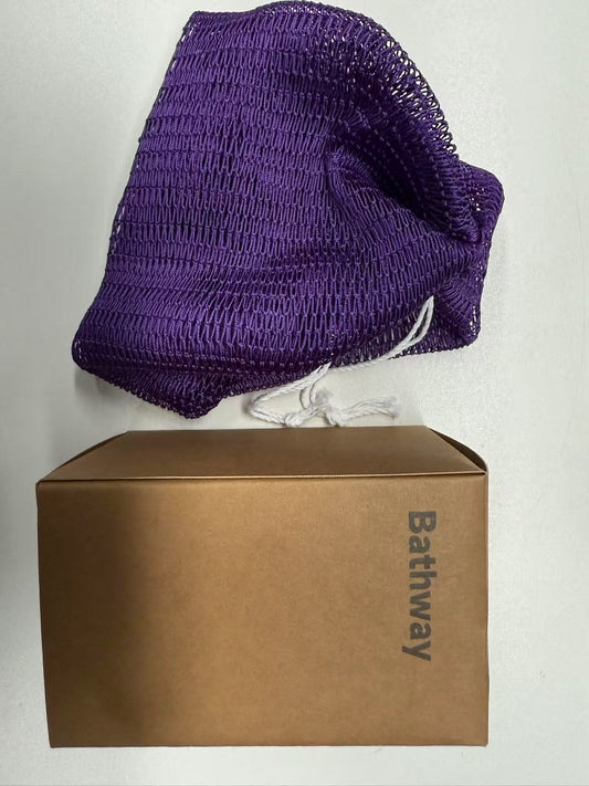 Bathway Microfiber Scrub Sponge for Soft Exfoliation