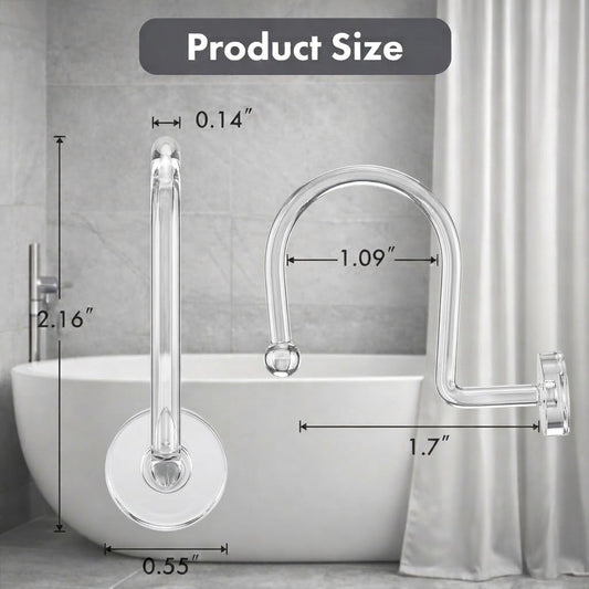 Bathway Decorative Shower Curtain Hangers