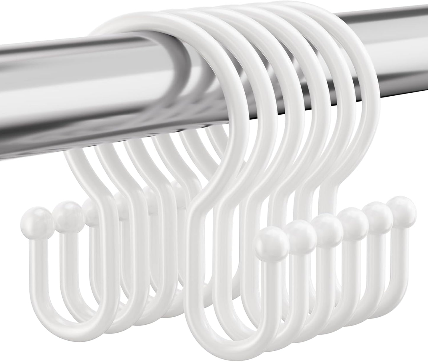 Bathway Decorative Shower Curtain Hangers