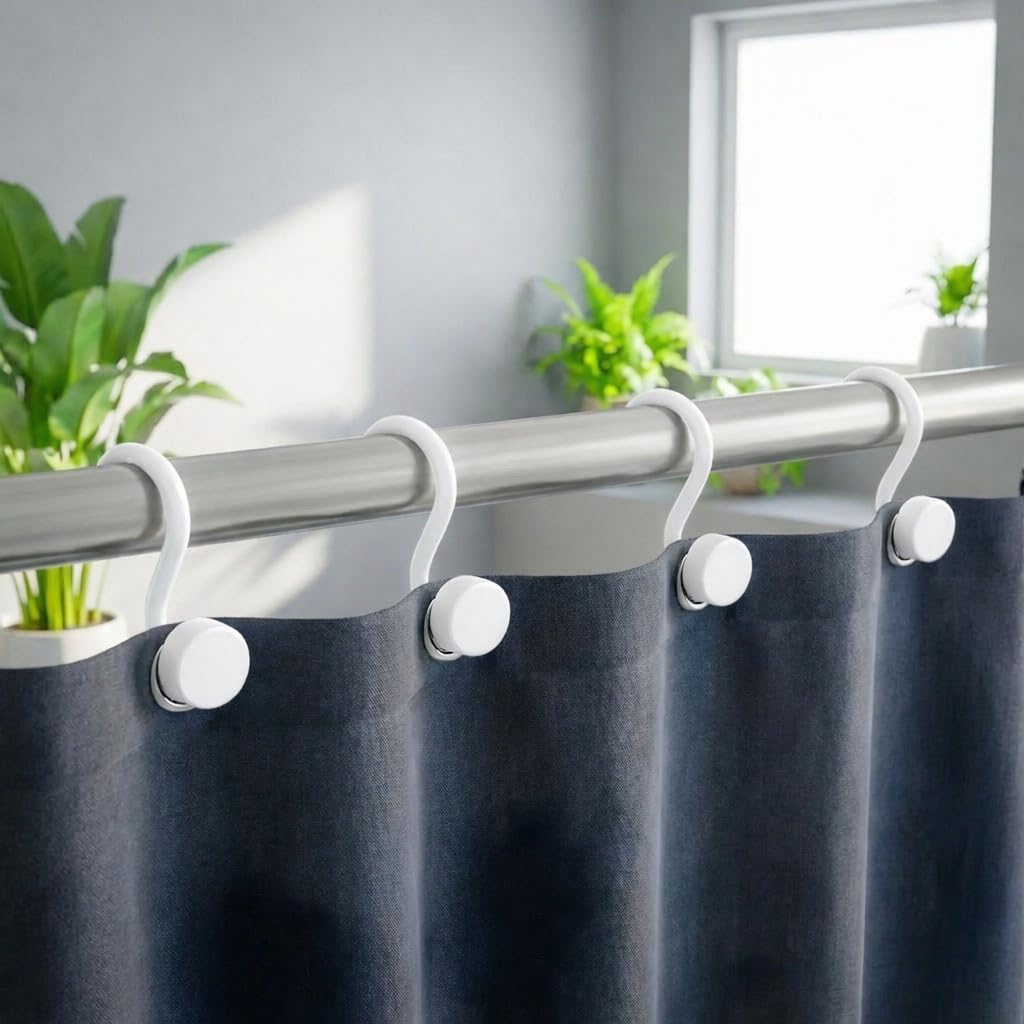Bathway Decorative Shower Curtain Hangers