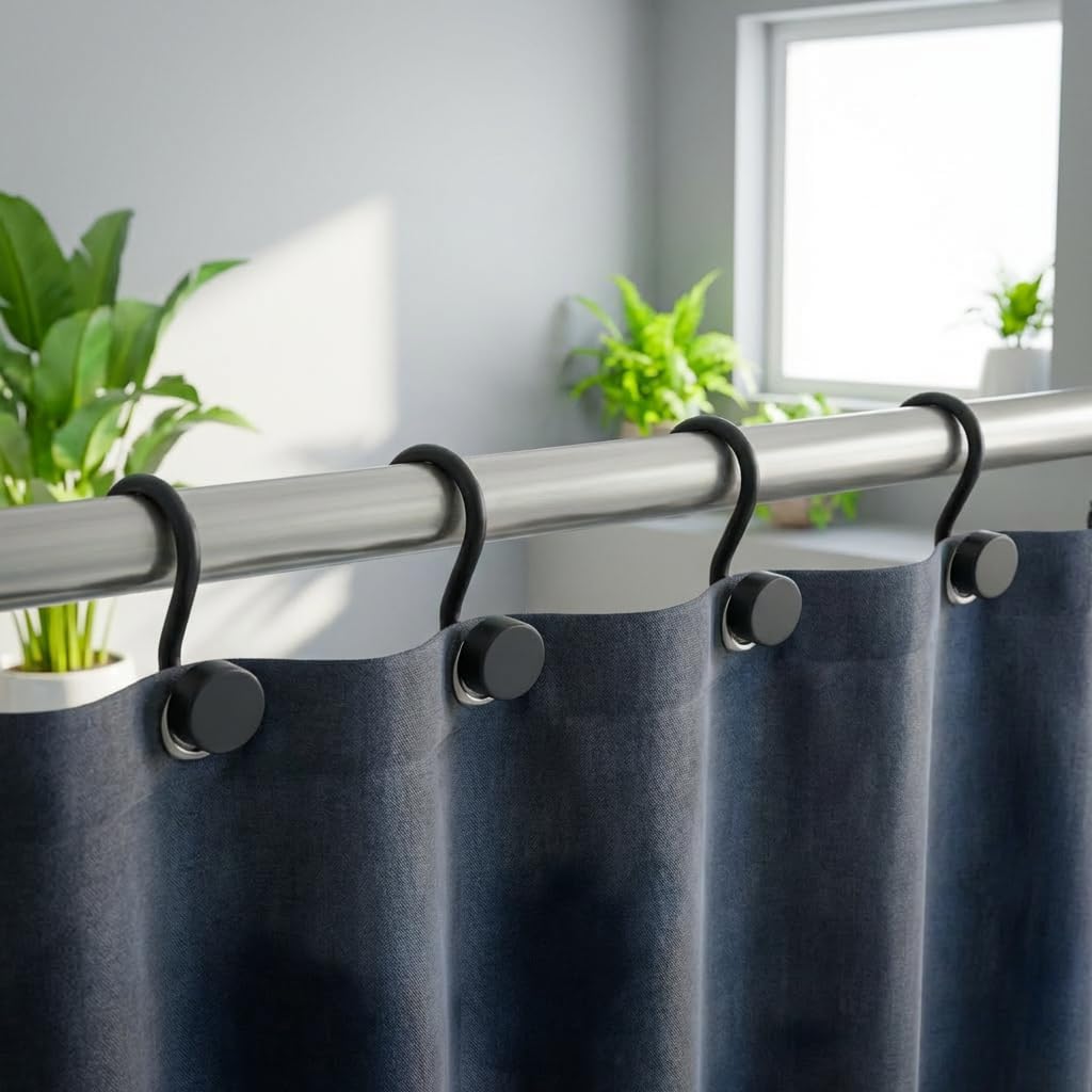 Bathway Decorative Shower Curtain Hangers