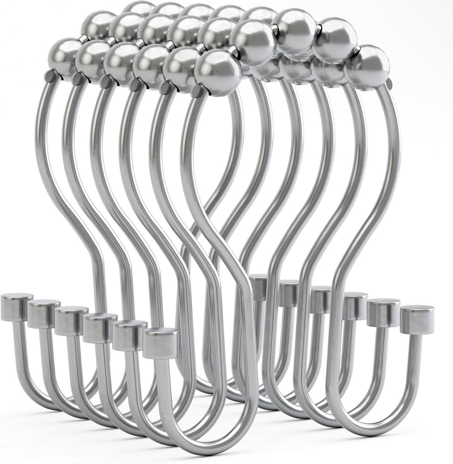 Bathway Shower Curtain Hooks, Balanced Design