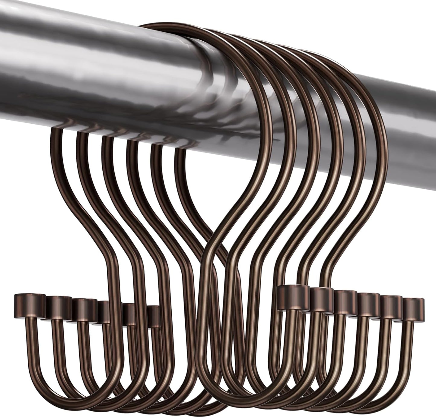 Bathway Shower Curtain Hooks, Balanced Design