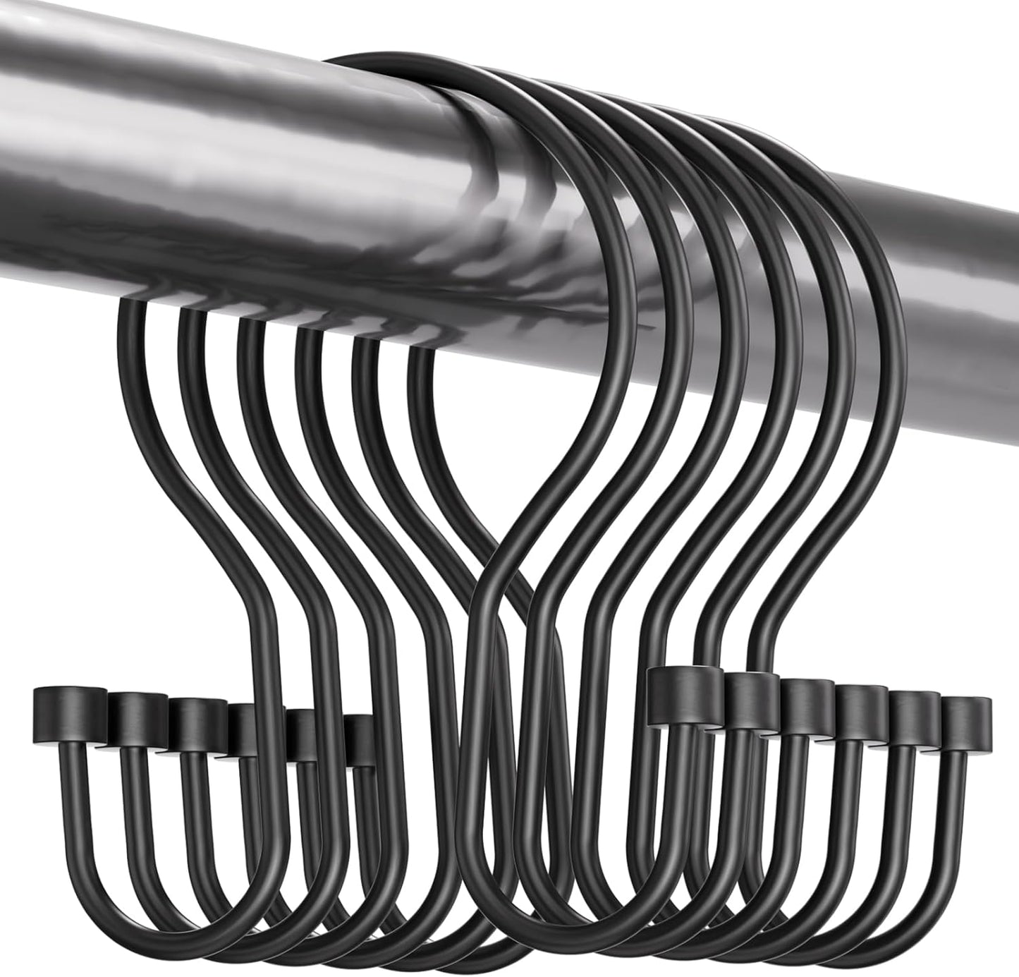 Bathway Shower Curtain Hooks, Balanced Design