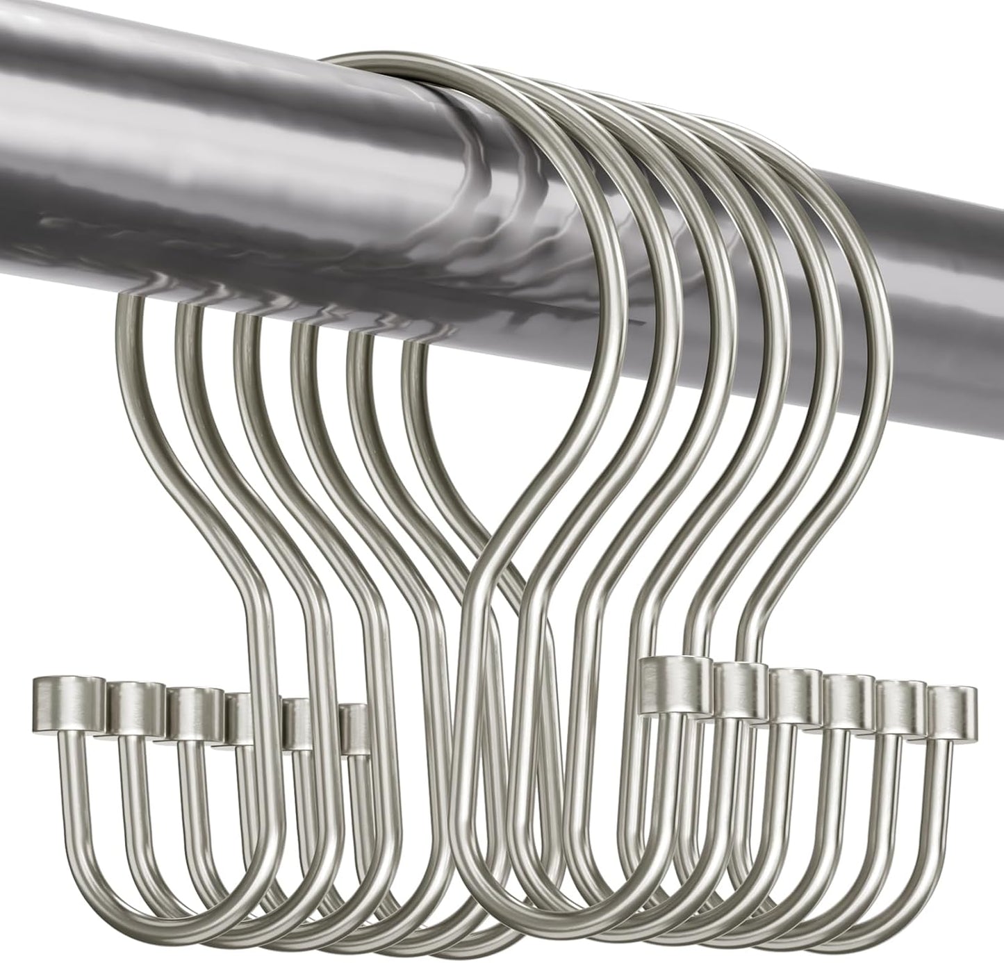 Bathway Shower Curtain Hooks, Balanced Design