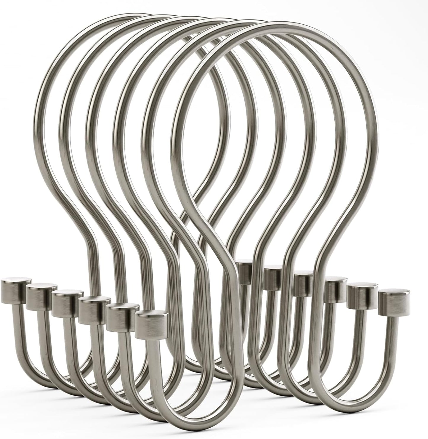 Bathway Shower Curtain Hooks, Balanced Design