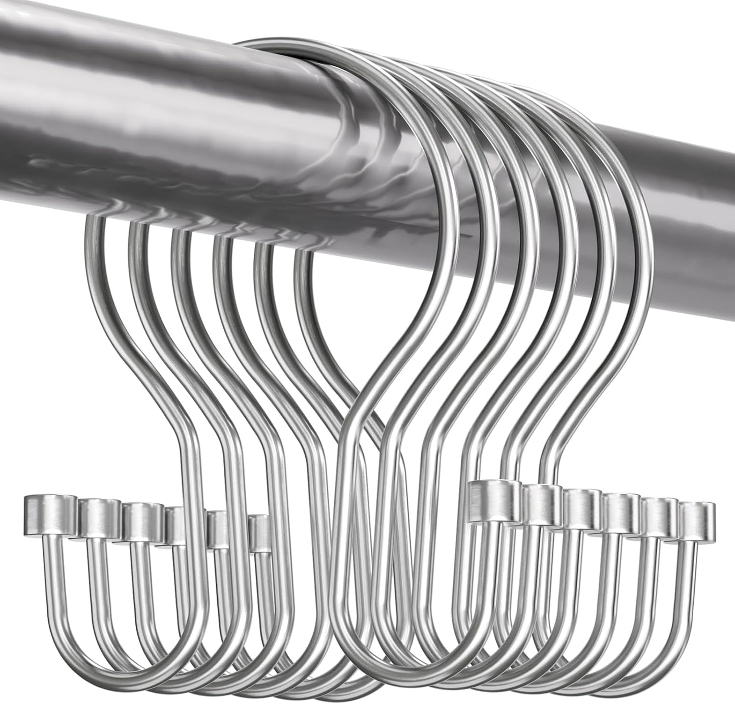 Bathway Shower Curtain Hooks, Balanced Design