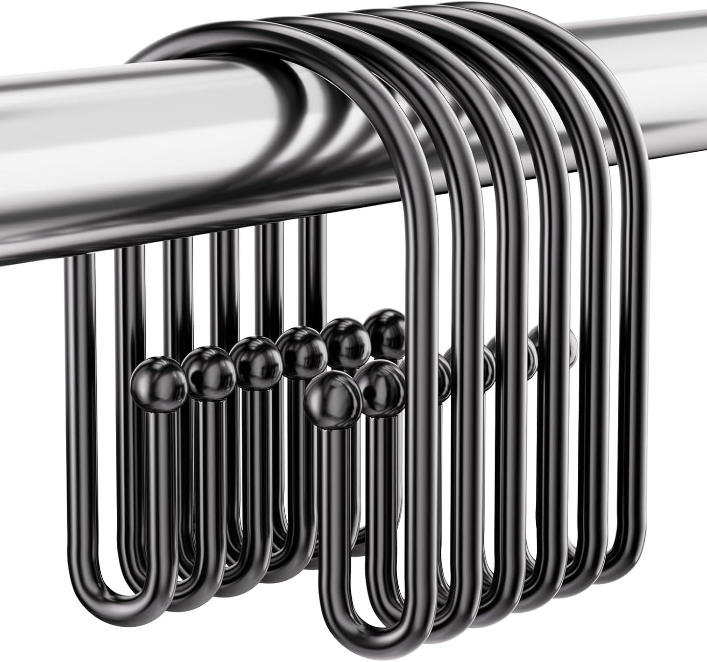 Bathway Decorative Shower Curtain Hangers