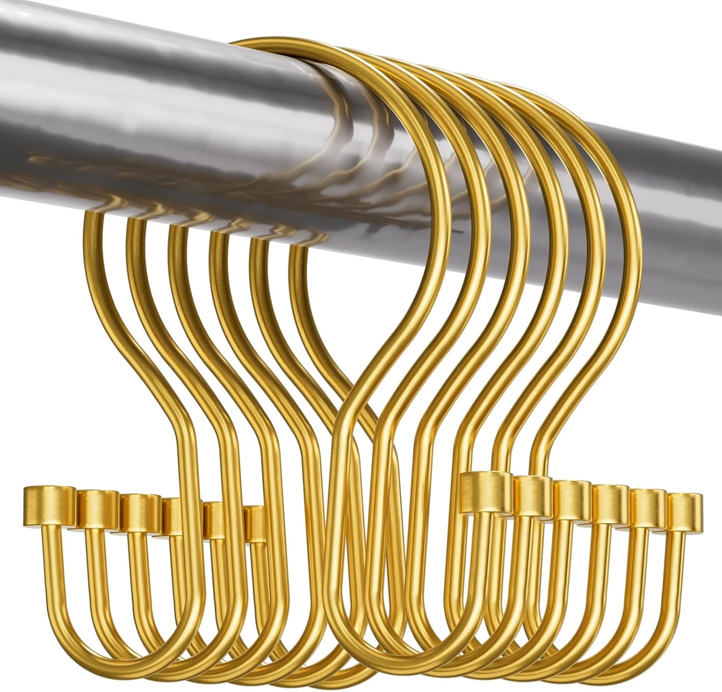 Bathway Shower Curtain Hooks, Balanced Design