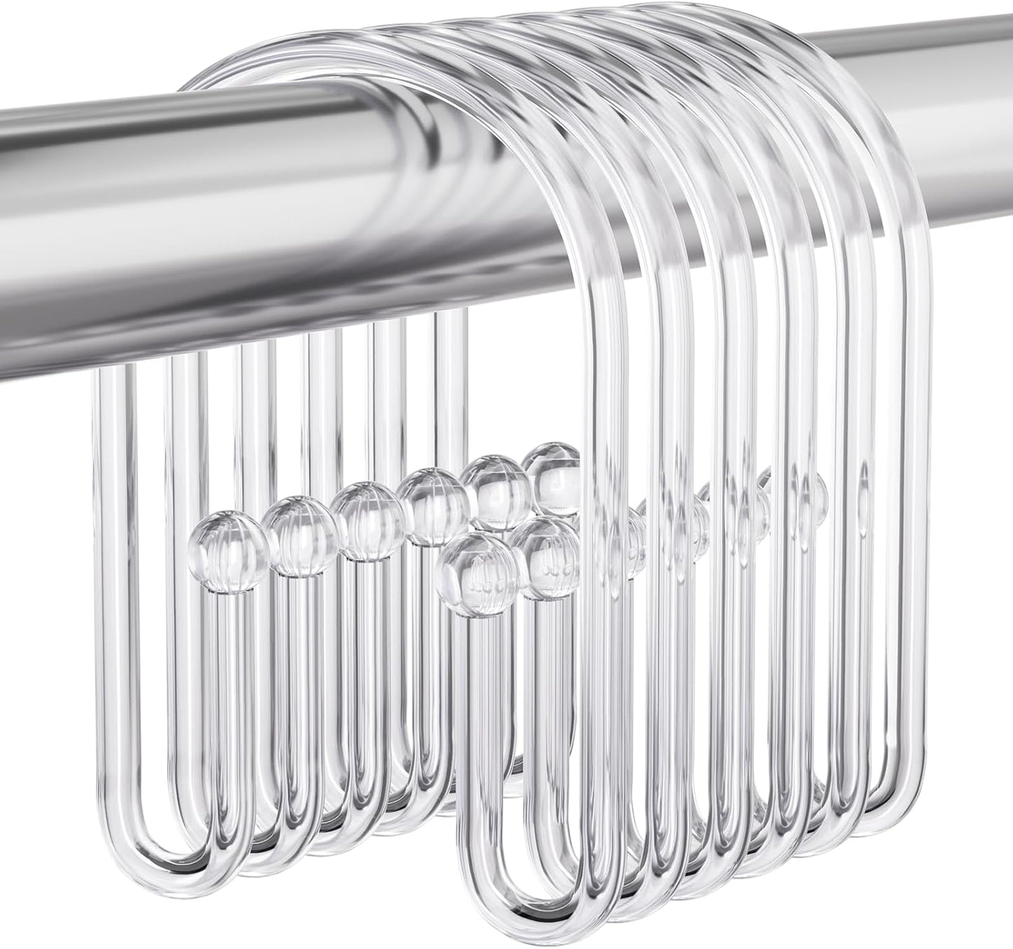 Bathway Decorative Shower Curtain Hangers