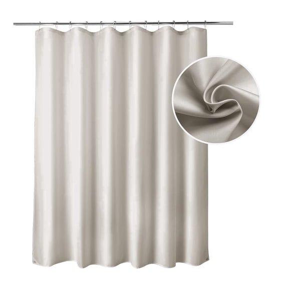 Waterproof Fabric Shower Curtain Liner Washable
