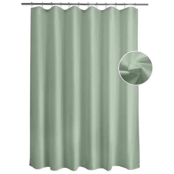 Waterproof Fabric Shower Curtain Liner Washable